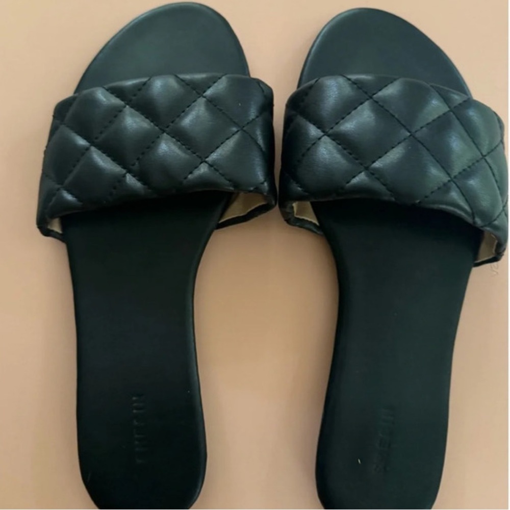 Shein Quilted Sandals
